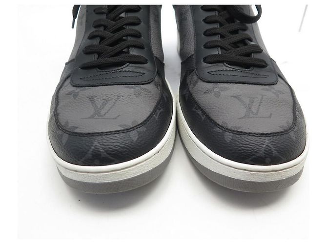 NEUE LOUIS VUITTON Sneakers RIVOLI MONOGRAM ECLIPSE SCHUHE 1BEIM8EB 43 Pumps Grau - Ansicht 4