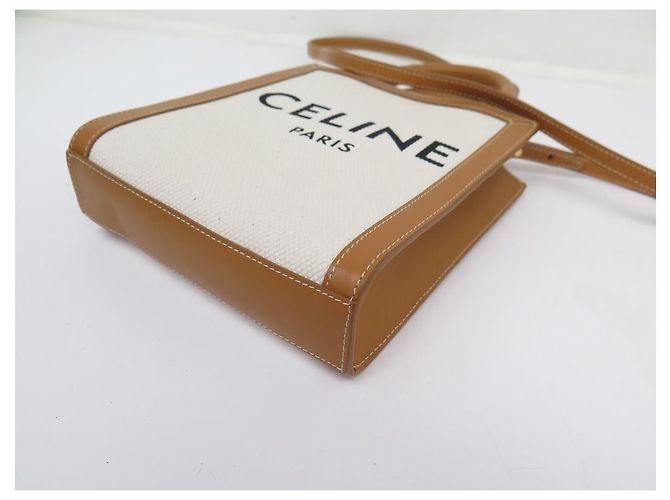 Céline NOVA BOLSA CELINE MINI CABAS VERTICAL 193302 SACOLA DE LONA NOVA - vista 5