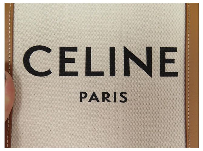Céline NOVA BOLSA CELINE MINI CABAS VERTICAL 193302 SACOLA DE LONA NOVA - vista 6