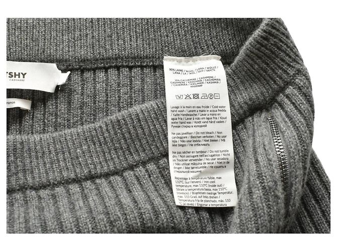 Autre Marque Notshy Set aus Grauem Wolle Kaschmir Strickpullover und Midi Rock S - Ansicht 9