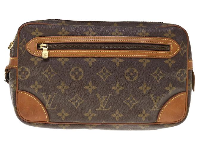Pochette LOUIS VUITTON con monogramma Marly Dragonne GM vintage M51825 Aut5645 - vista 13