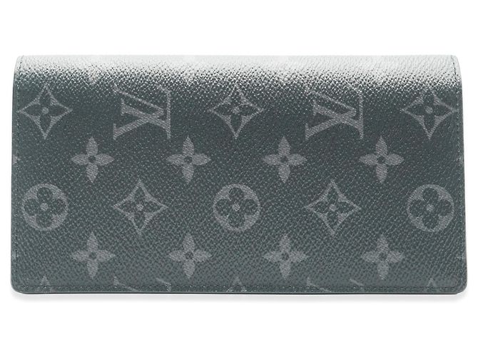 Louis Vuitton Monogram Eclipse Canvas Brazza Geldbörse Schwarz - Ansicht 2