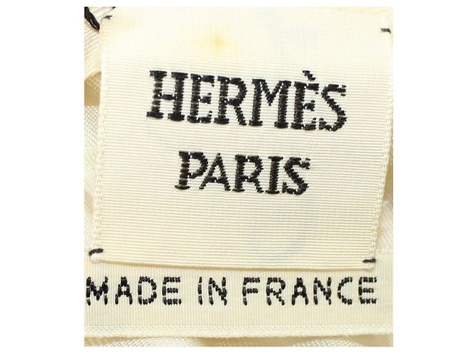 Hermès Calças de seda estampadas Carne - vista 5
