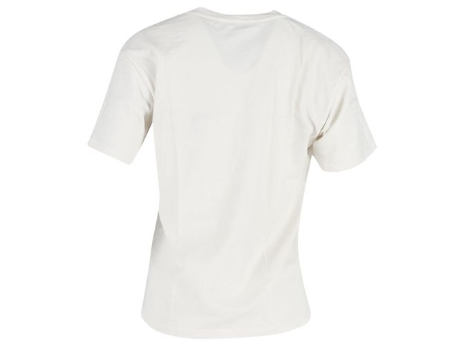 Camiseta Sandro Sunflower Graphic em Algodão Orgânico Creme Branco Cru - vista 3