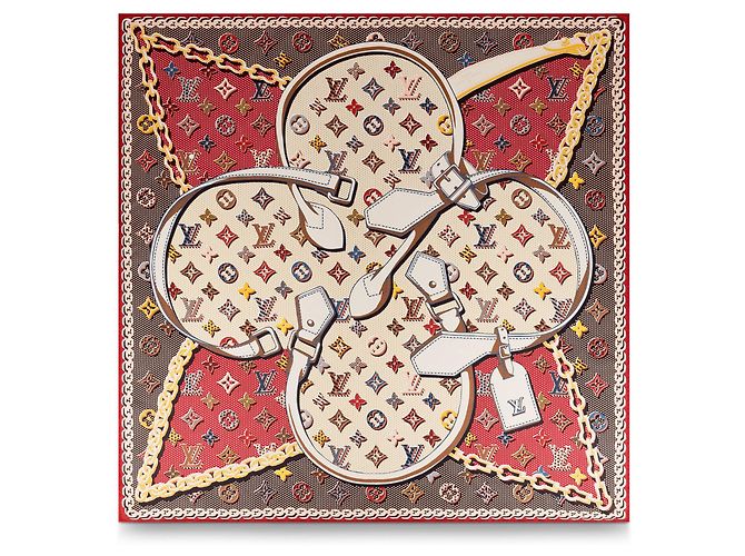 Louis Vuitton Quadrado LV Pop Monogram Multicor - vista 2