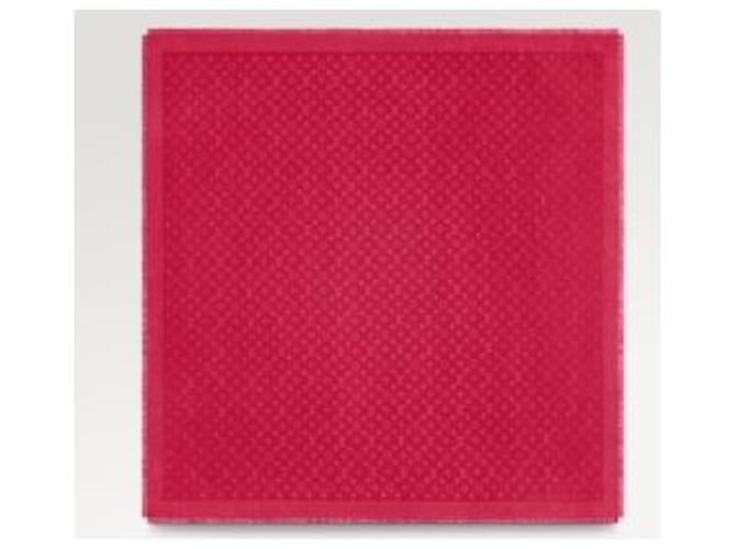 Louis Vuitton Scialle Monogram in seta rossa LV Rosso - vista 2