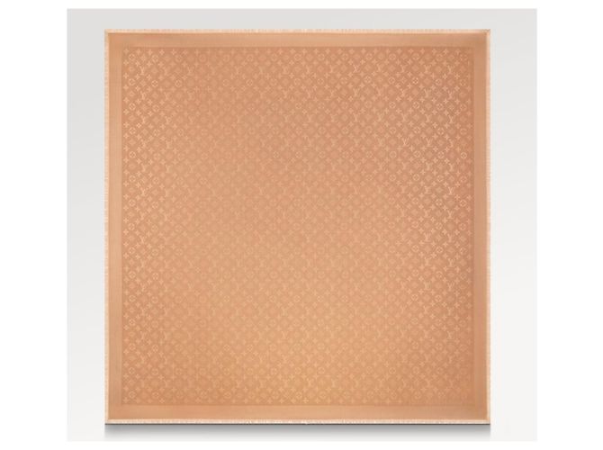Louis Vuitton Scialle LV nuovo colore caramello Beige - vista 2