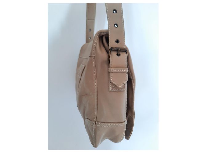 Borsa a tracolla in pelle Belstaff per donne unisex Beige - vista 4