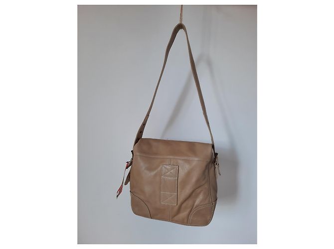 Borsa a tracolla in pelle Belstaff per donne unisex Beige - vista 5