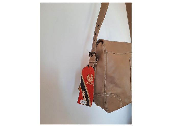 Borsa a tracolla in pelle Belstaff per donne unisex Beige - vista 6