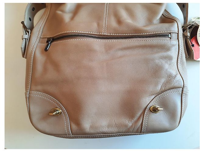 Borsa a tracolla in pelle Belstaff per donne unisex Beige - vista 9