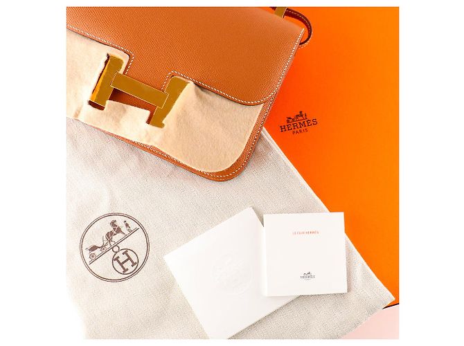 Constance Hermès Borse HERMES Costanza Marrone - vista 11