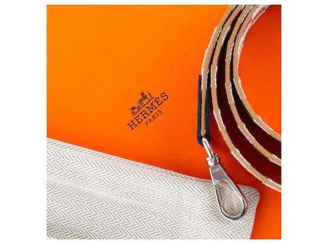 Hermès Borse HERMES Evelyne Arancione - vista 8