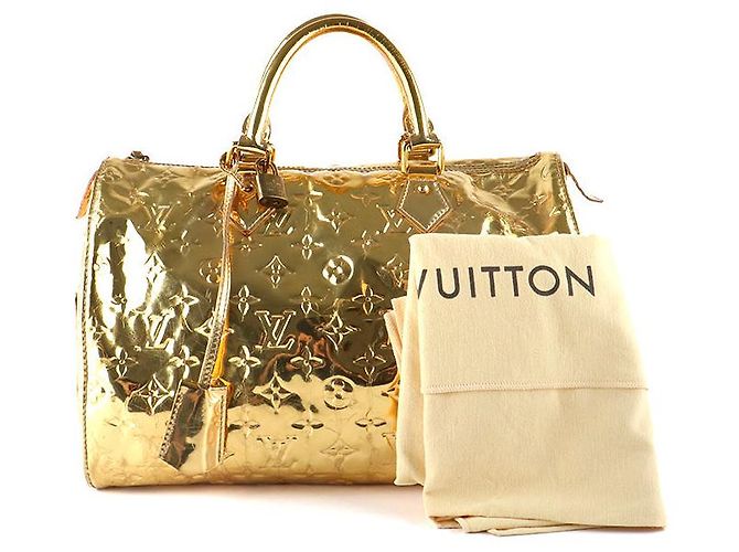 LOUIS VUITTON Sacs à main Speedy Doré - vue 14