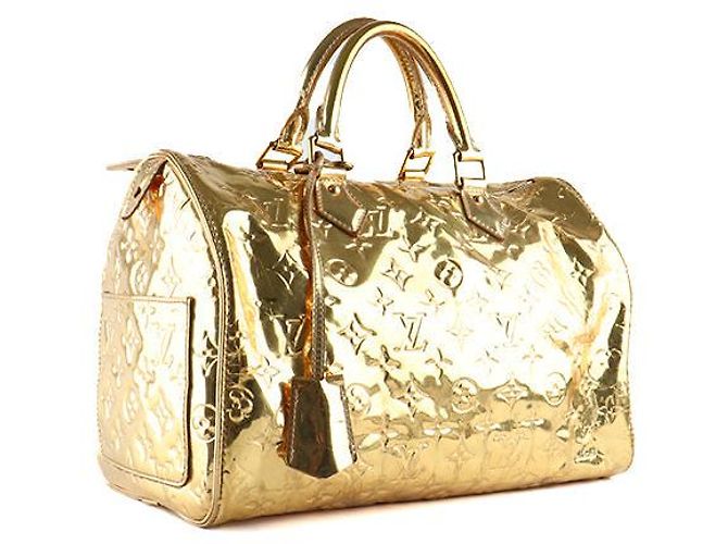 LOUIS VUITTON Sacs à main Speedy Doré - vue 2