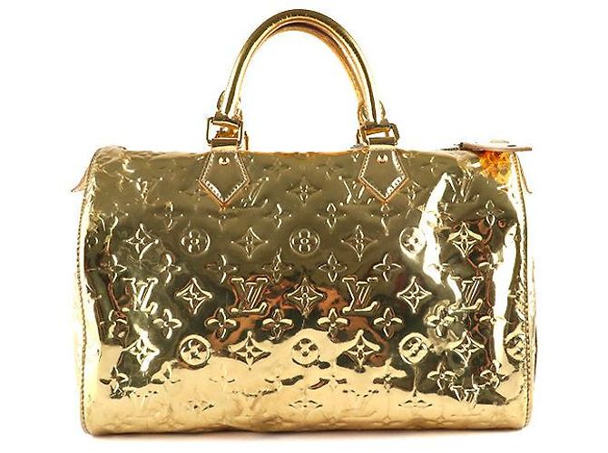 LOUIS VUITTON Sacs à main Speedy Doré - vue 3