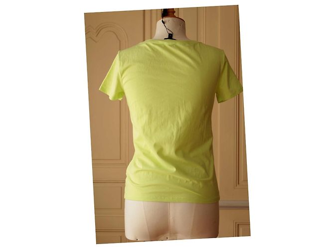 maglietta con paillettes Armani jeans Verde chiaro - vista 4