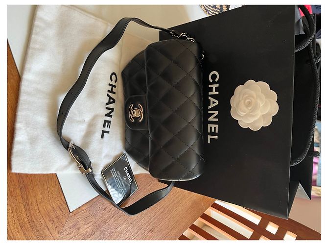Timeless Chanel bolsa de uniforme Negro - vista 9