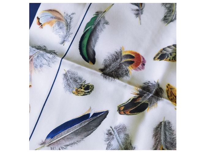 Hermès Las plumas Blanco roto - vista 10