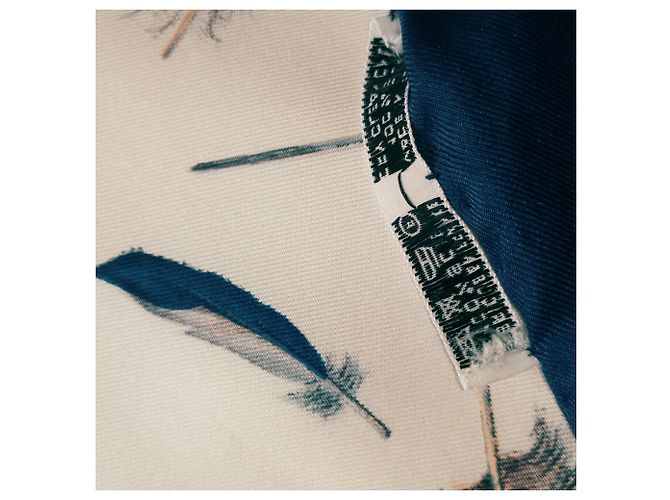 Hermès Las plumas Blanco roto - vista 11