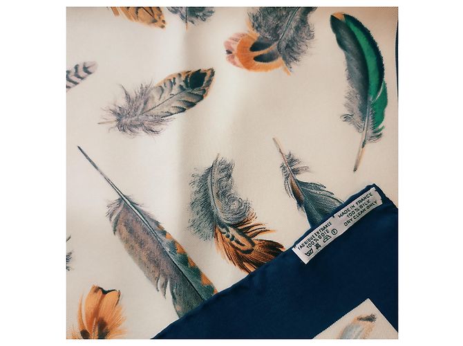 Hermès Las plumas Blanco roto - vista 8