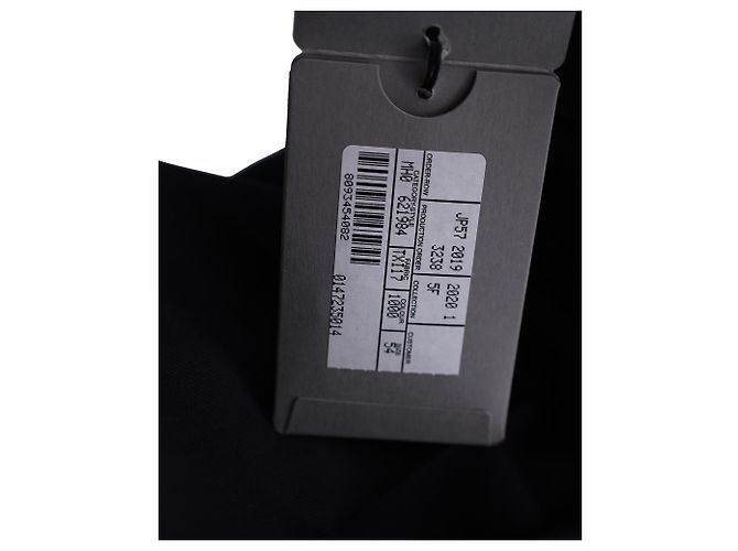 Maßgeschneiderte Balenciaga-Hose mit normaler Passform aus schwarzer Wolle - Ansicht 6