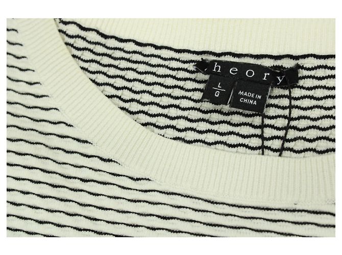 Theory Tamrist Pullover aus weißem Polyester - Ansicht 4
