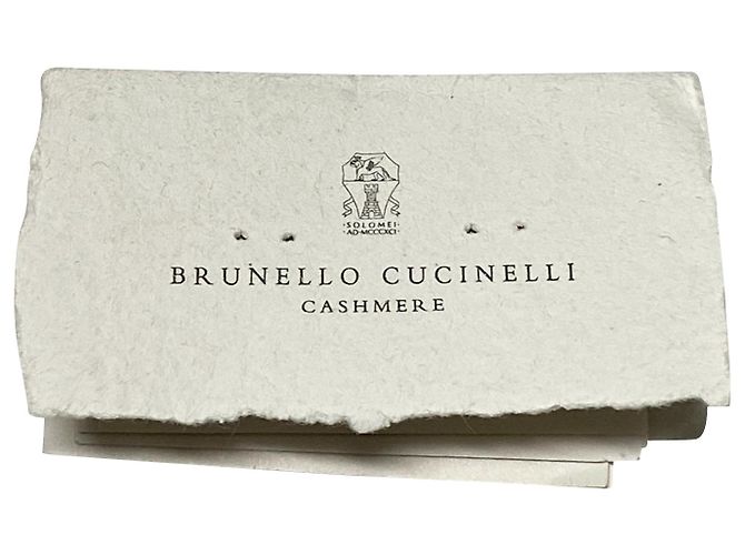Gorro de malha Brunello Cucinelli com Monili em caxemira bege Marrom - vista 5