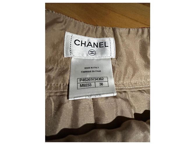 Cambon Chanel Rock Weiß Orange Grau - Ansicht 9