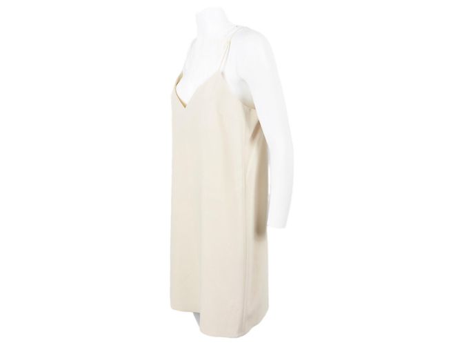 Vestido mini The Row de lana beige - vista 2