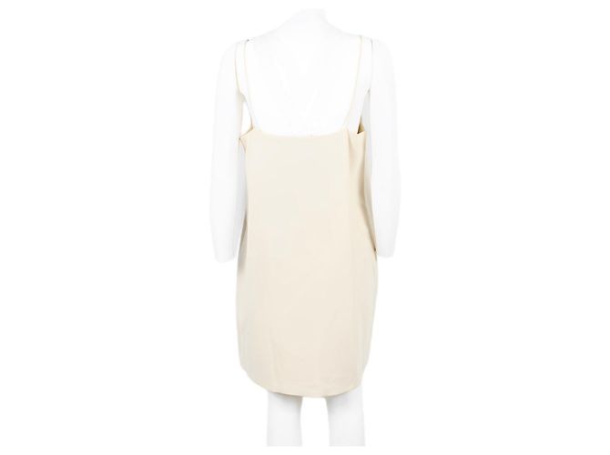 Vestido mini The Row de lana beige - vista 3