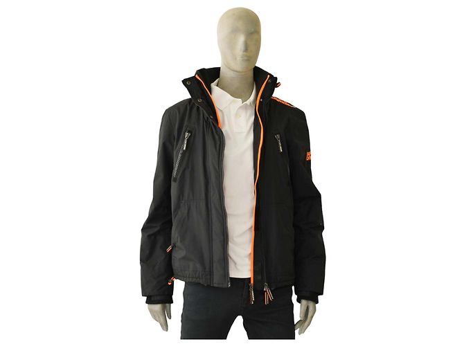 Giacca Superdry The Wind Attacker uomo nera nylon M Nero - vista 2