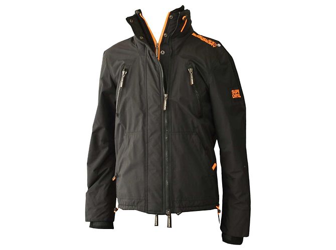 Giacca Superdry The Wind Attacker uomo nera nylon M Nero - vista 4
