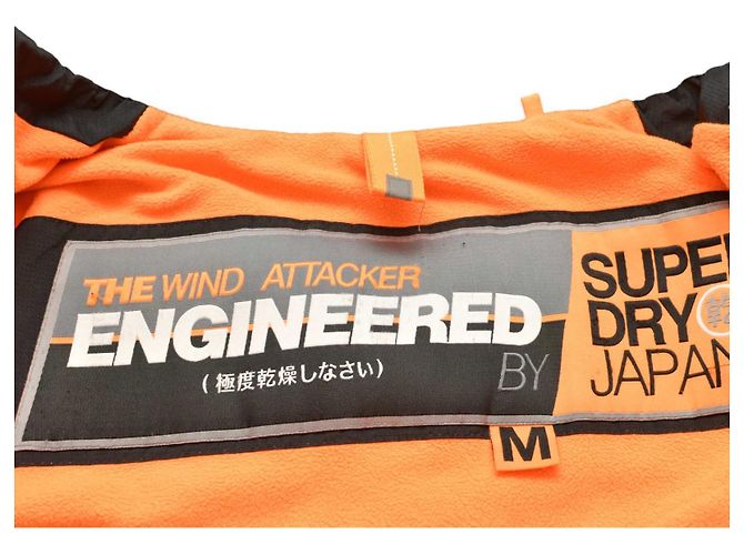 Giacca Superdry The Wind Attacker uomo nera nylon M Nero - vista 5