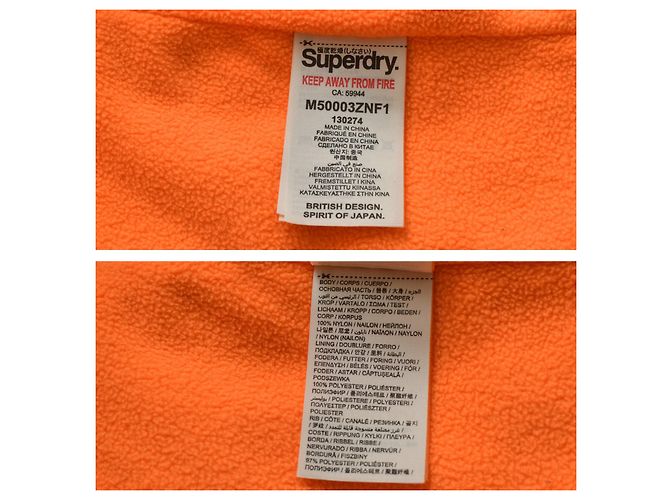 Giacca Superdry The Wind Attacker uomo nera nylon M Nero - vista 6