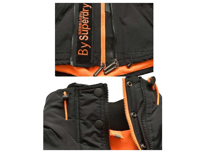 Giacca Superdry The Wind Attacker uomo nera nylon M Nero - vista 7