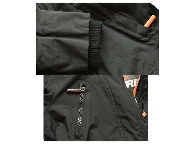Giacca Superdry The Wind Attacker uomo nera nylon M Nero - vista 8