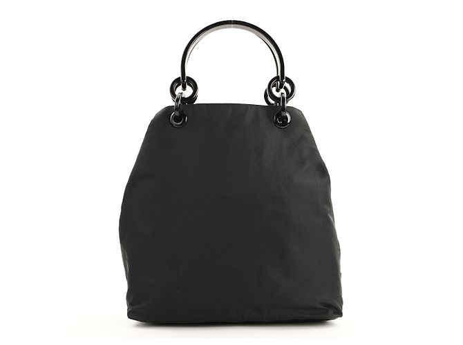 Tote Bolsos de mano Prada T. Plástico Negro - vista 14