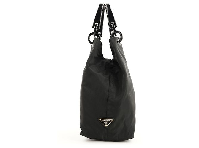 Tote Bolsos de mano Prada T. Plástico Negro - vista 5