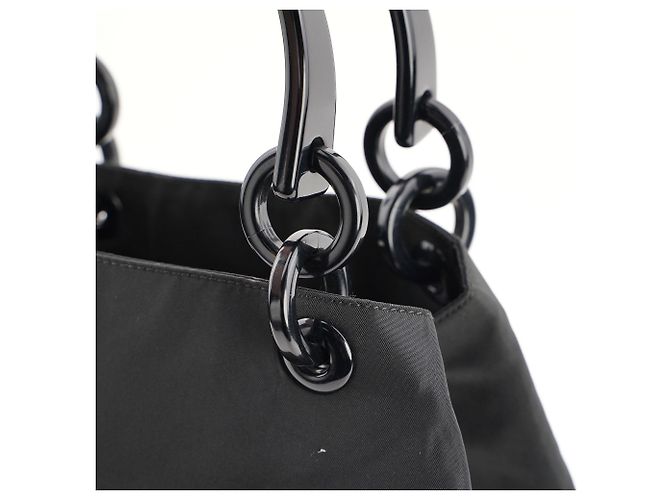 Tote Bolsos de mano Prada T. Plástico Negro - vista 15