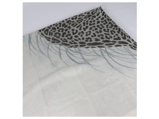 Trim Hermès Sciarpa HERMES Cashmere Seta Panthera Pardus 140 Multicolore - vista 10