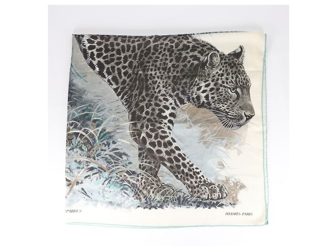 Trim Hermès Sciarpa HERMES Cashmere Seta Panthera Pardus 140 Multicolore - vista 4