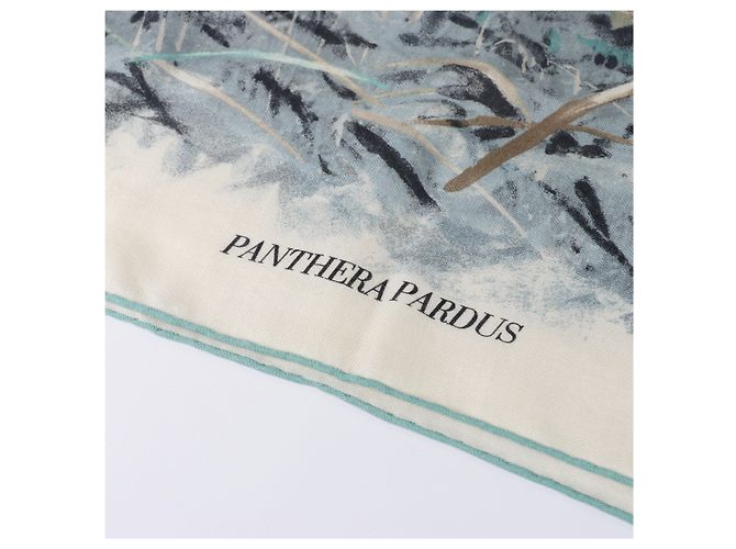 Trim Hermès Sciarpa HERMES Cashmere Seta Panthera Pardus 140 Multicolore - vista 7