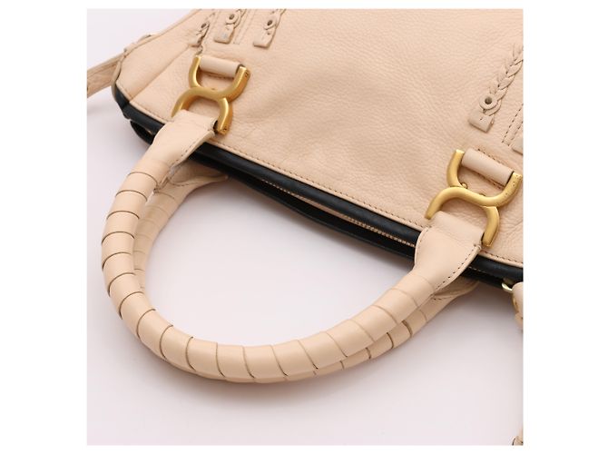 Chloé Borsa a tracolla Marcie in pelle Chloe in rosa pastello - vista 15