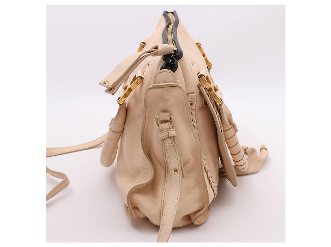 Chloé Borsa a tracolla Marcie in pelle Chloe in rosa pastello - vista 5