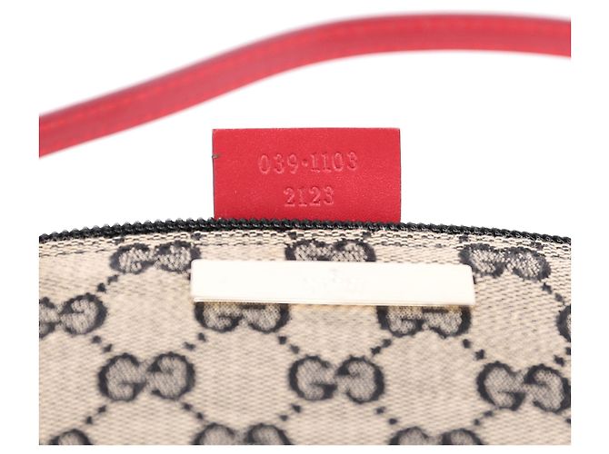 Borse GUCCI T. tessuto Rosso - vista 13