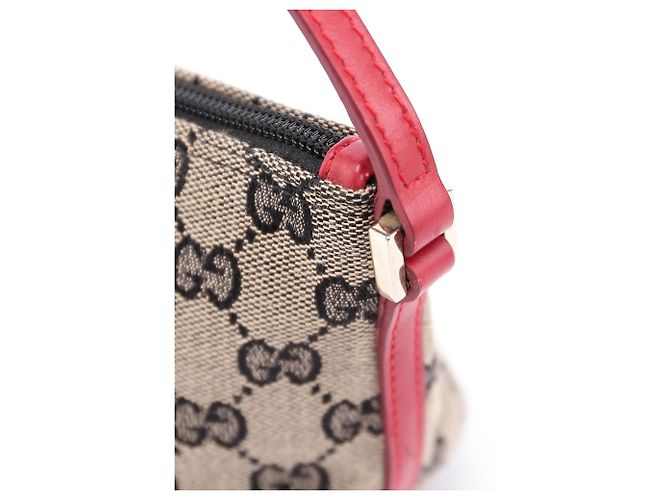 Borse GUCCI T. tessuto Rosso - vista 8