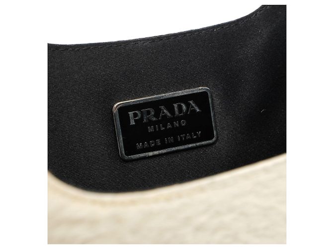 PRADA Handtaschen T. Fell Weiß - Ansicht 12