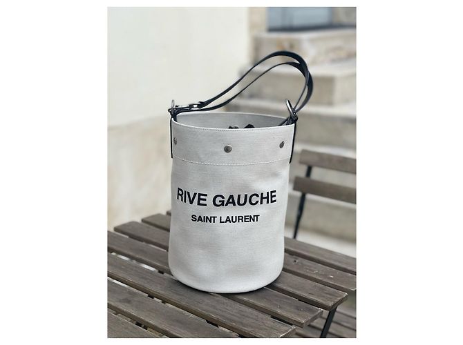 SAINT LAURENT Borse T. Cotone Bianco - vista 11