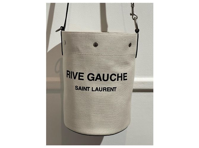 SAINT LAURENT Borse T. Cotone Bianco - vista 3